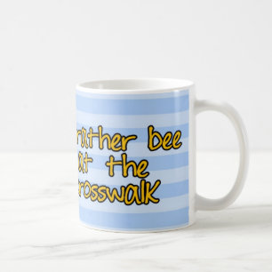 Taza De Café abeja de trabajador - guardia de travesía