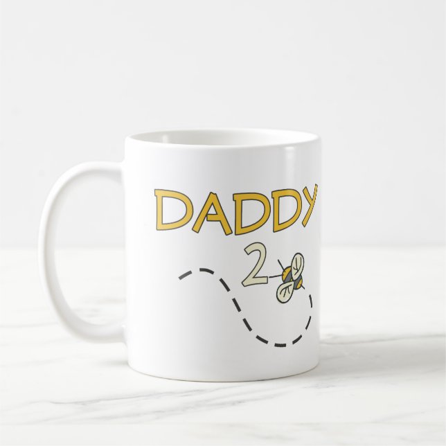 Taza De Café Abeja del papá 2 (Izquierda)