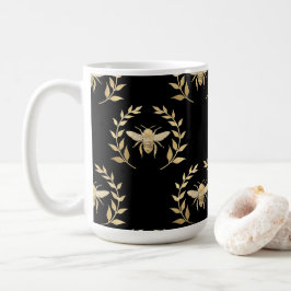 Taza De Café Abeja Dorada