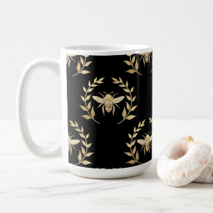 Taza De Café Abeja Dorada