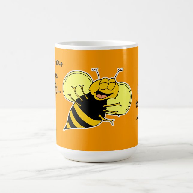 Taza De Café Abeja feliz (Centro)
