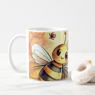 Taza De Café Abeja Feliz Panal Abejorro