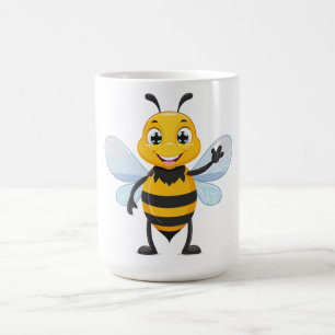 Taza De Café abeja melífera europea
