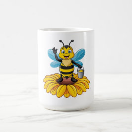 Taza De Café abeja melífera europea