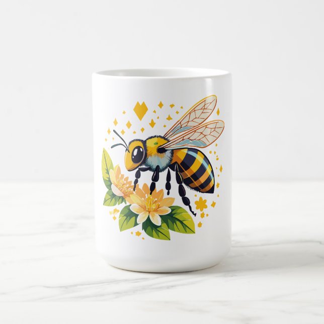 Taza De Café abeja melífera europea (Centro)