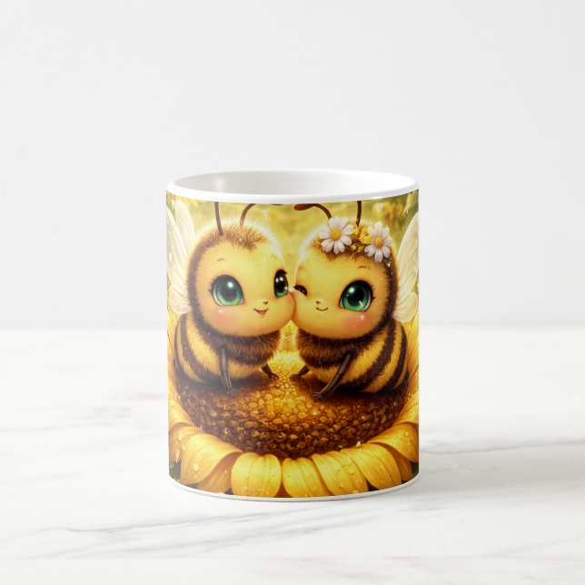 Taza De Café Abeja mía Girasol (Centro)