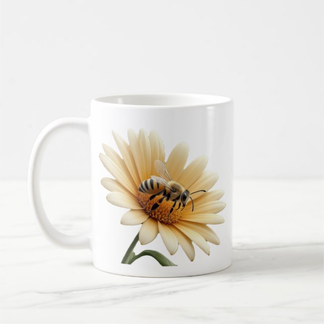 Taza De Café abeja ocupada (Izquierda)