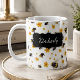 Taza De Café Abeja Personalizada