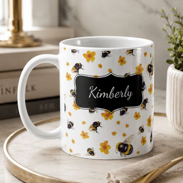 Taza De Café Abeja Personalizada (Subido por el creador)