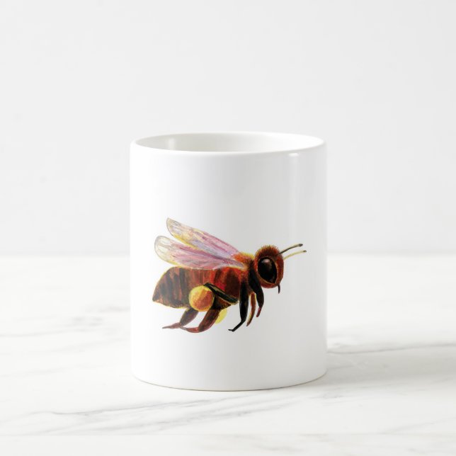 Taza De Café Abeja volando (Centro)