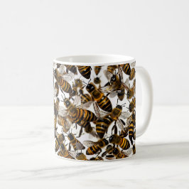 Taza De Café Abejas amarillas