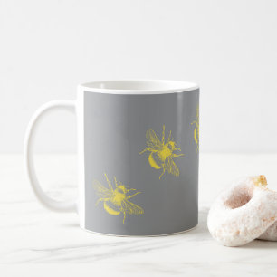 Taza De Café Abejas amarillas Mug