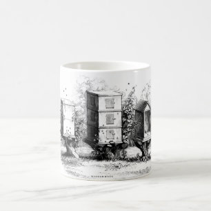 Taza De Café Abejas de época Beehive Cerveza