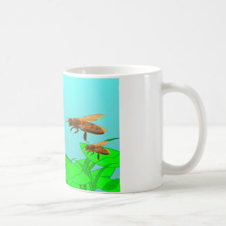Taza De Café Abejas de tres