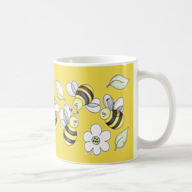 Taza De Café ¡Abejas del amor! (Derecha)
