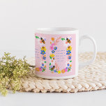 Taza De Café Abejas motivacionales con 3 citas Inspiradoras<br><div class="desc">Adorables diseños de abejas y jardineras en colores brillantes con las 3 citas "abeja el cambio que deseas ver",  "recuerda ser siempre fiel a ti mismo" y "trabaja duro y mira tus sueños zumbar en la realidad.</div>