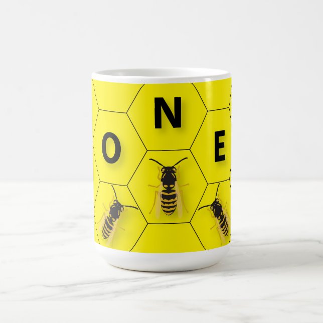 Taza De Café Abejas y abejas (Centro)