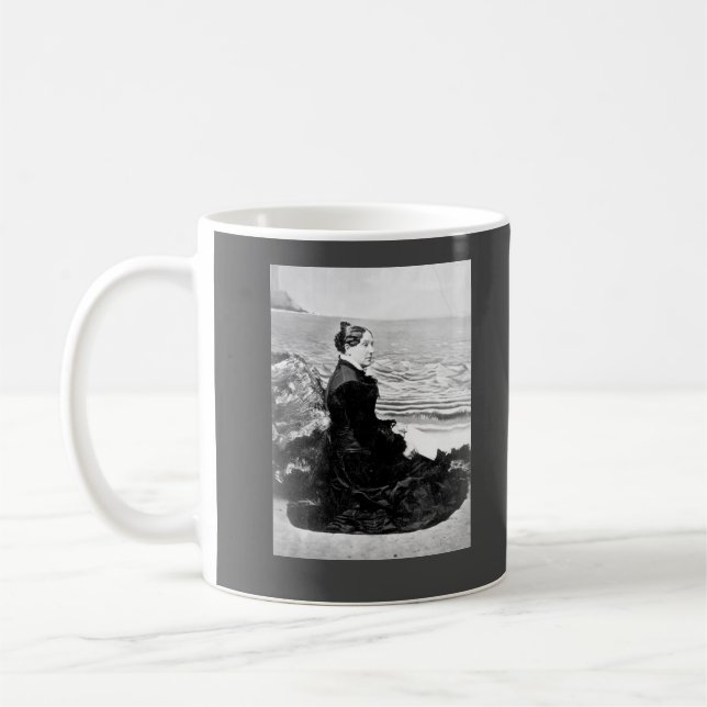 Taza De Café Abigail Scott Duniway madre del mismo maltrato (Izquierda)