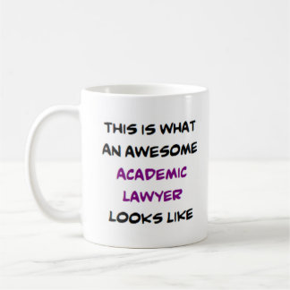 Taza De Café abogado académico, impresionante