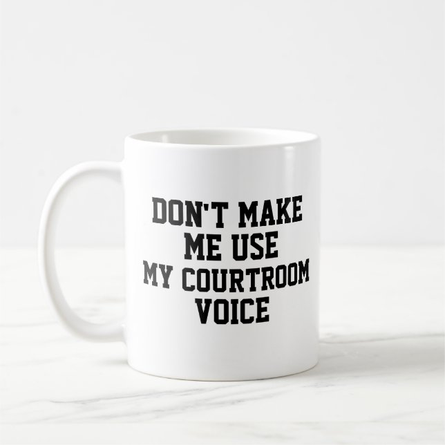 Taza De Café Abogado Coffee Mug Personalizado (Izquierda)