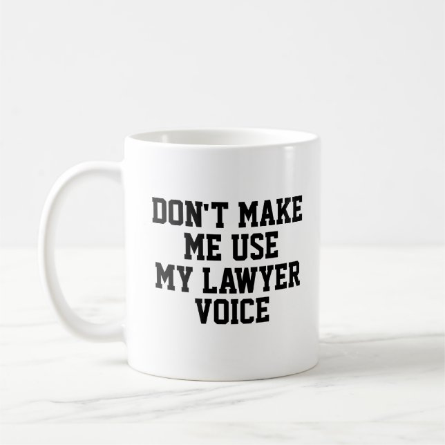 Taza De Café Abogado Coffee Mug Personalizado (Izquierda)