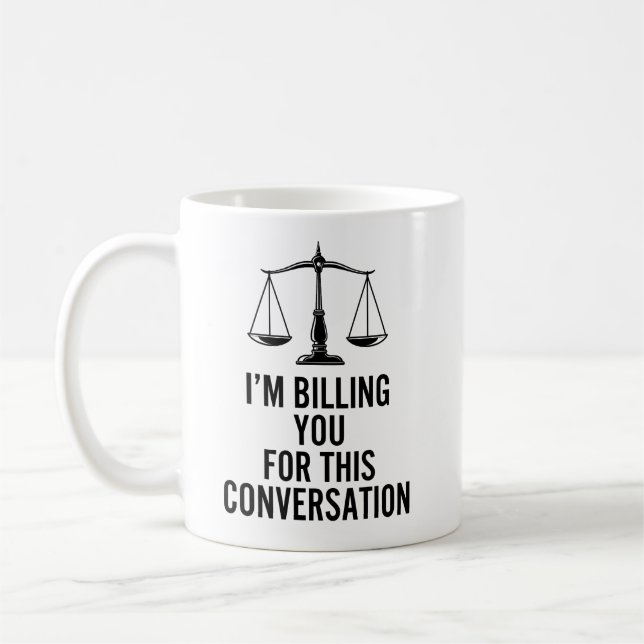 Taza De Café Abogado Divertido (Izquierda)