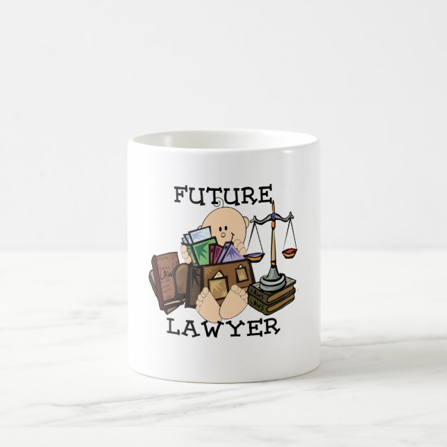 Taza De Café Abogado futuro (Centro)