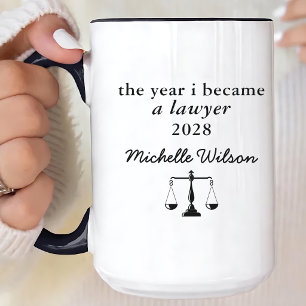 Taza De Café Abogado Graduación de la Facultad de Derecho Min