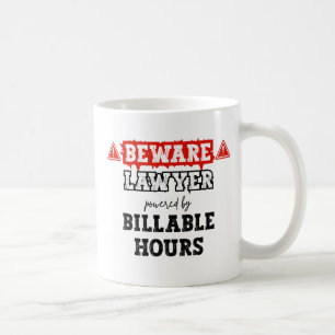 Taza De Café Abogado impulsado por horas de barbaridad Fiscal