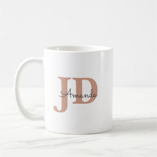Taza De Café Abogado lindo graduado JD nombre personalizado 
