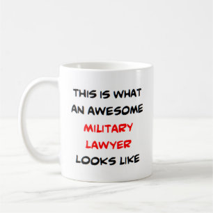 Taza De Café abogado militar, impresionante