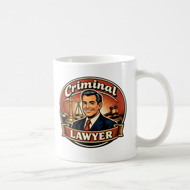Taza De Café Abogado Penalista (Derecha)