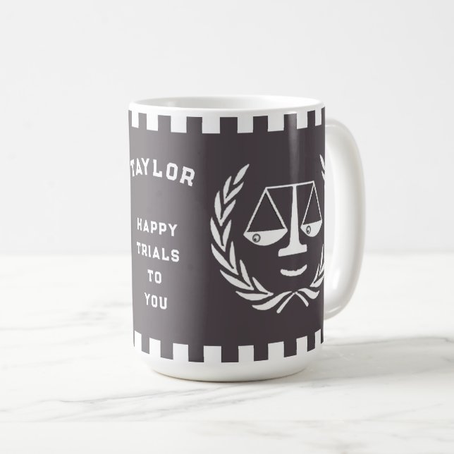 Taza De Café Abogado personalizado (Anverso derecho)