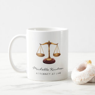 Taza De Café Abogado profesional abogado de lujo oro