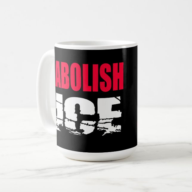 Taza De Café Abolir ICE (Anverso izquierdo)