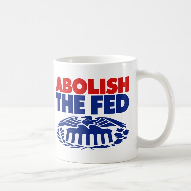 Taza De Café Abolir la FED (Derecha)