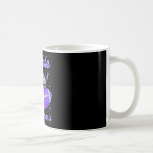 Taza De Café Aborda alzheimer lucha fin apoyo usa morado