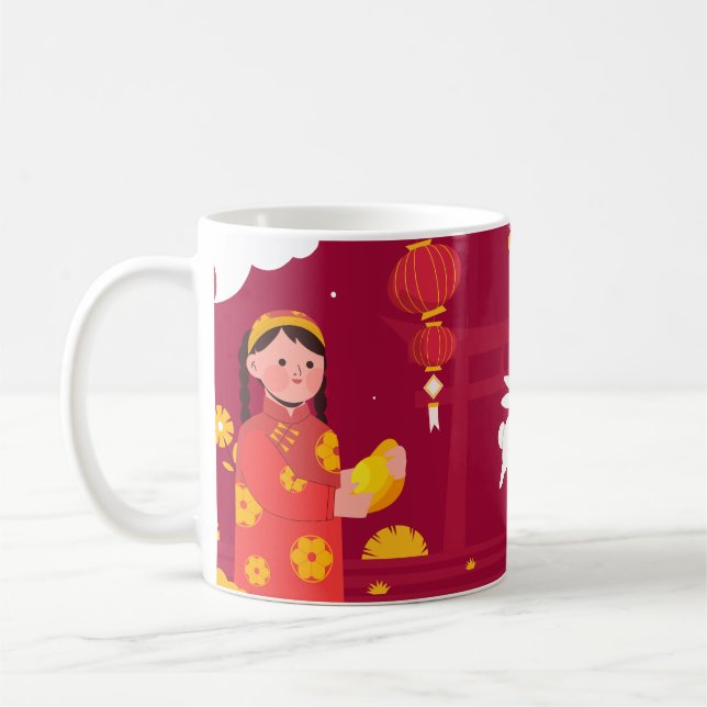 Taza De Café Abordar el año del dragón (Izquierda)