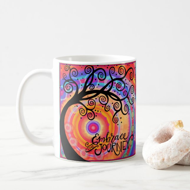 Taza De Café Abordar el viaje (Con donut)