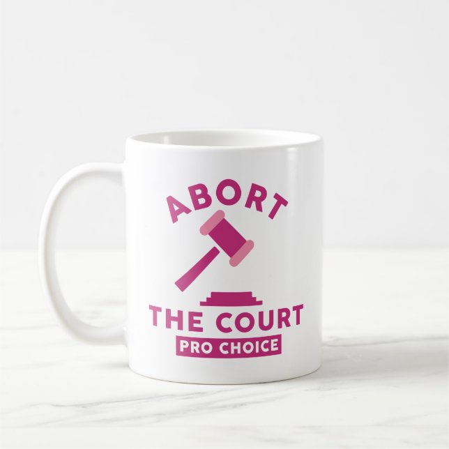 Taza De Café Abortar La Corte (Izquierda)