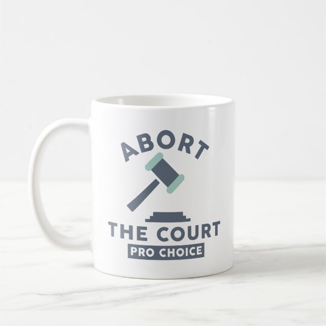 Taza De Café Abortar La Corte (Izquierda)