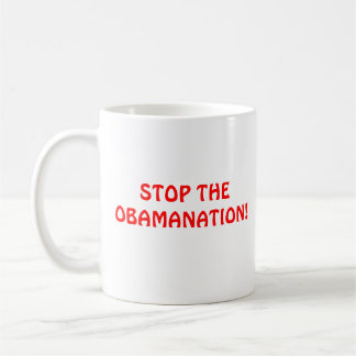 TAZA DE CAFÉ ¿ABORTO? ¡, PARE EL OBAMANATION!