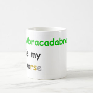 Taza De Café Abracadabra es mi caballo