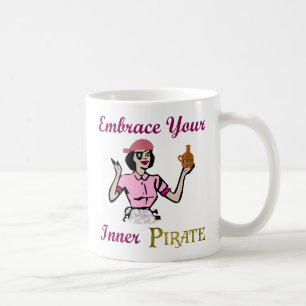Taza De Café Abrace a su pirata interno