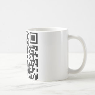 Taza De Café Abrace un código del friki QR