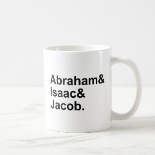Taza De Café Abraham Isaac Jacob 3 Patriarcas del judaísmo