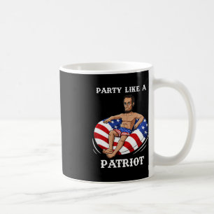 Taza De Café Abraham Lincoln 4 De Julio Estados Unidos Patriot 