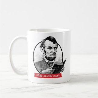 Taza De Café Abraham Lincoln Lee libros prohibidos
