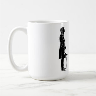 Taza De Café abraham lincoln mary todd lincoln silhouette
