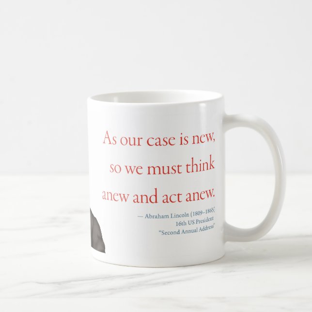 Taza De Café Abraham Lincoln Mug #23 (Derecha)